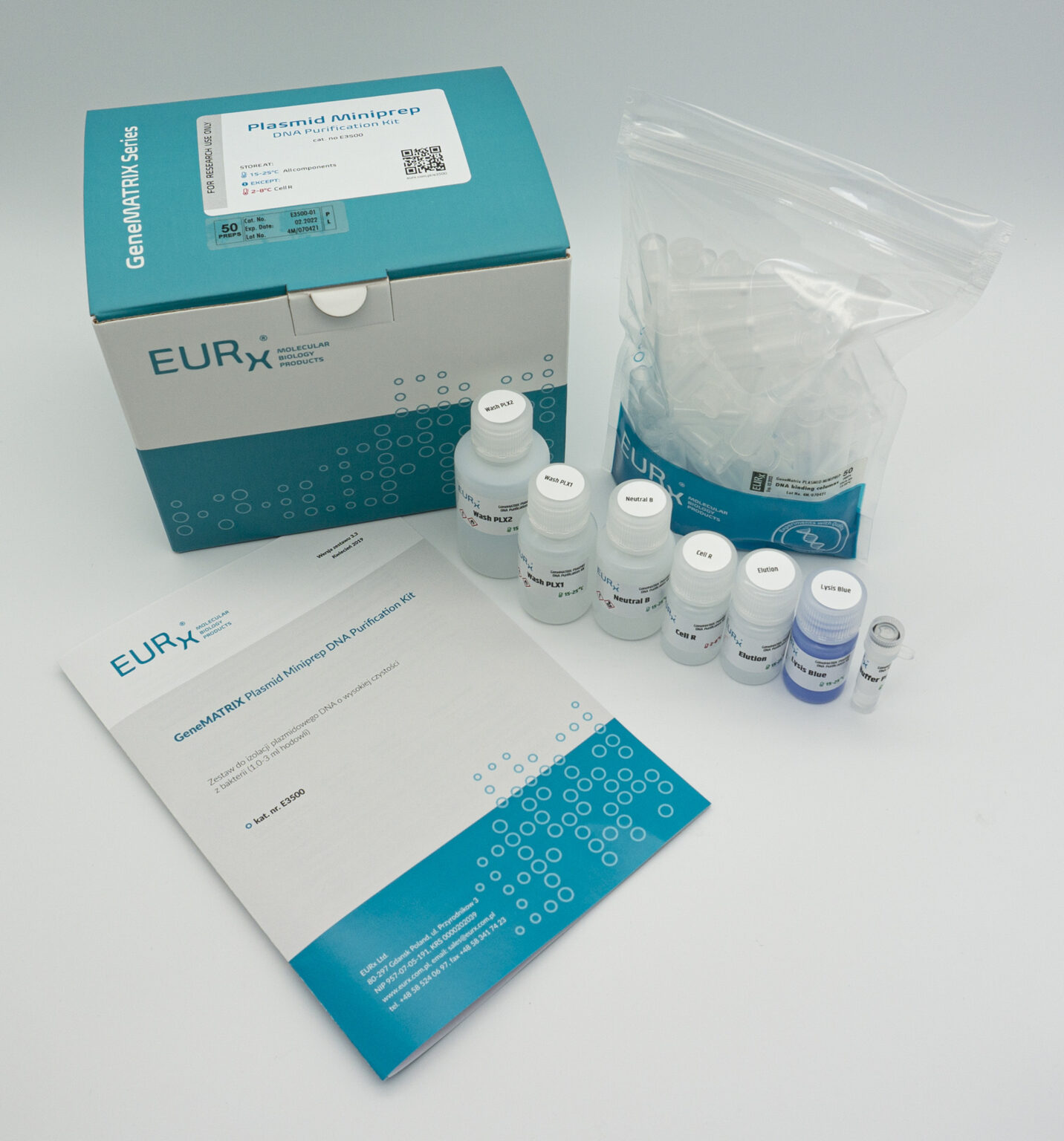 Plasmid Miniprep DNA Purification Kit EURx